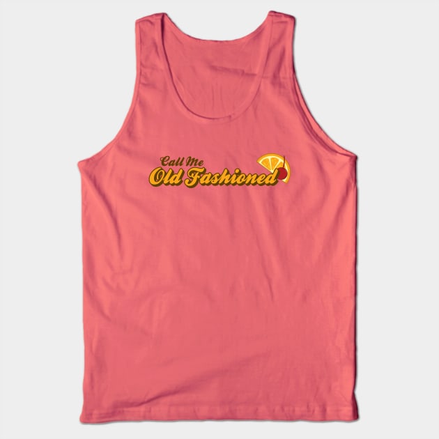 Call Me Old Fashioned Cherry and Orange Tank Top by KevinWillms1